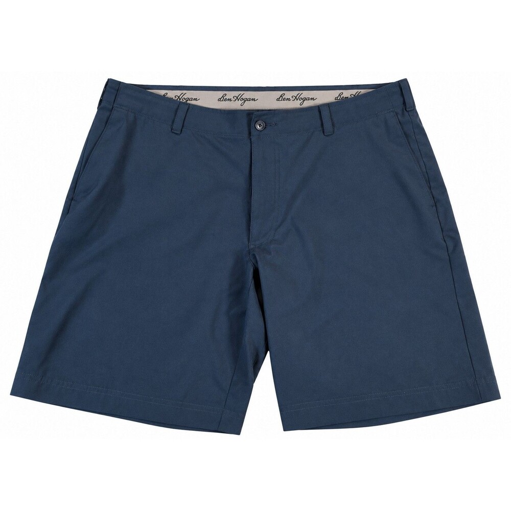 Ben Hogan Men’s Navy Golf Shorts Performance Flat Front Classic Preppy Size 40